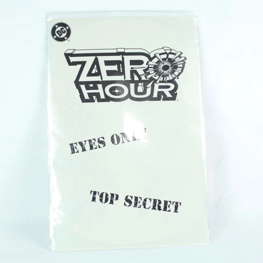 Vintage Zero Hour Crisis in Time Ashcan Top Secret Comic Book by DC Comics
